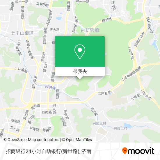 招商银行24小时自助银行(舜世路)地图