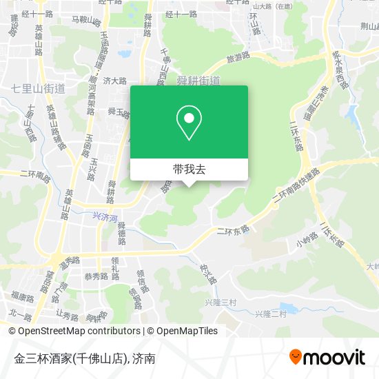 金三杯酒家(千佛山店)地图