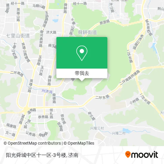 阳光舜城中区十一区-3号楼地图