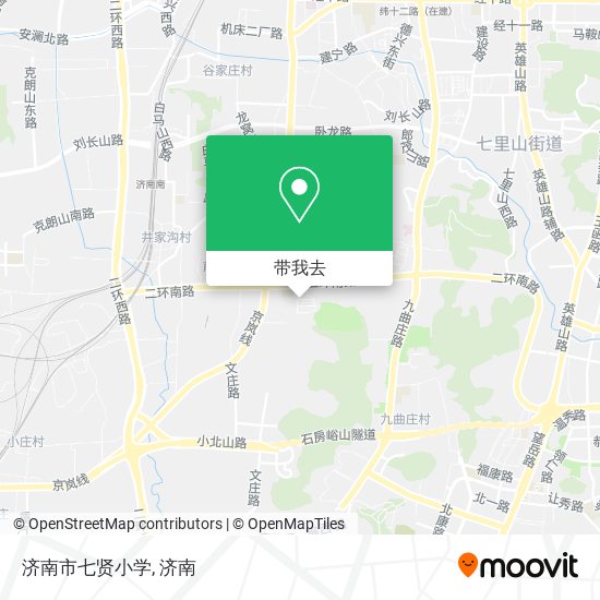 济南市七贤小学地图