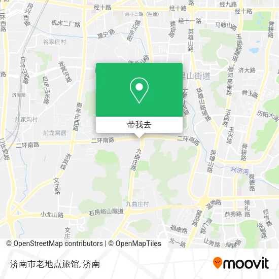 济南市老地点旅馆地图