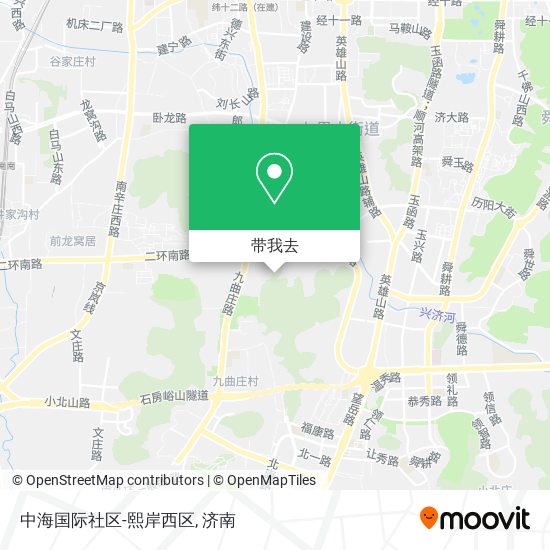 中海国际社区-熙岸西区地图