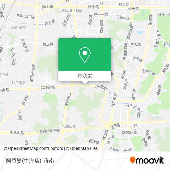 阿香婆(中海店)地图