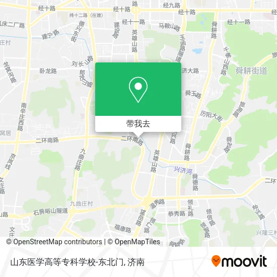 山东医学高等专科学校-东北门地图