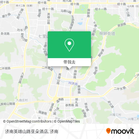 济南英雄山路亚朵酒店地图