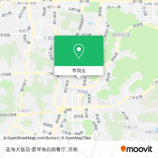 蓝海大饭店-爱琴海自助餐厅地图