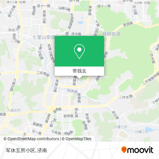 军休五所小区地图