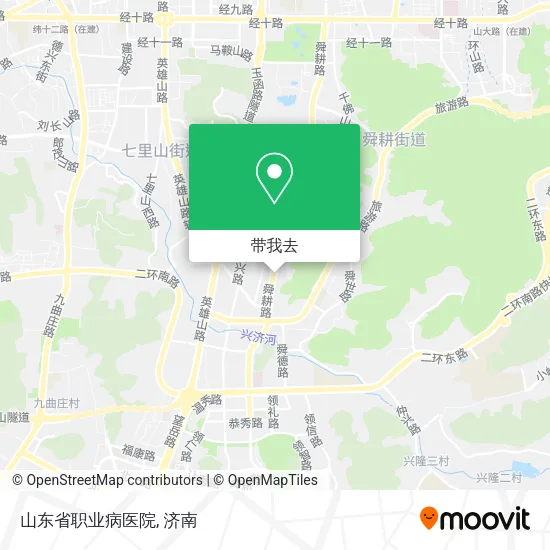 山东省职业病医院地图