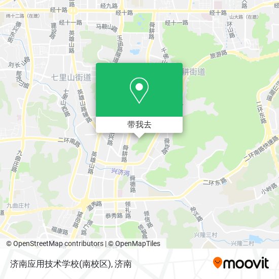 济南应用技术学校(南校区)地图