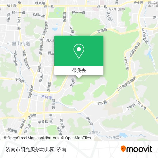 济南市阳光贝尔幼儿园地图