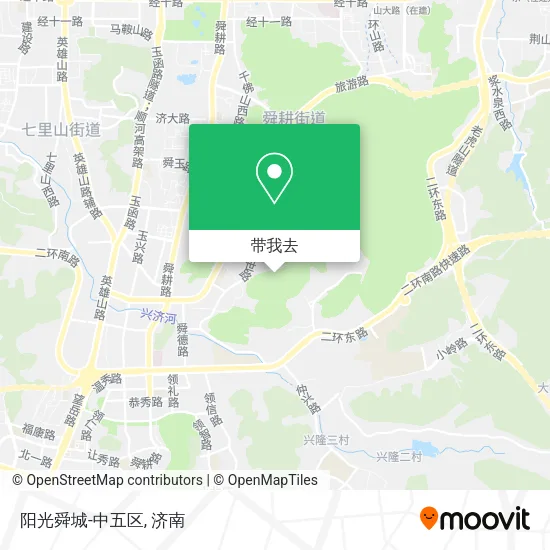 阳光舜城-中五区地图