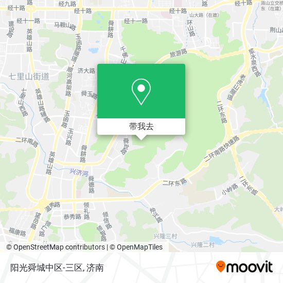 阳光舜城中区-三区地图