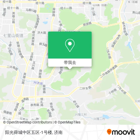 阳光舜城中区五区-1号楼地图