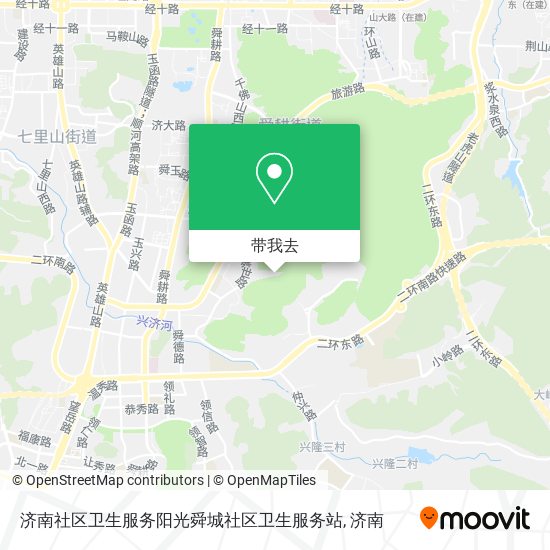 济南社区卫生服务阳光舜城社区卫生服务站地图