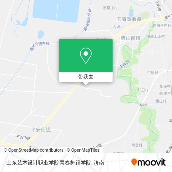 山东艺术设计职业学院青春舞蹈学院地图