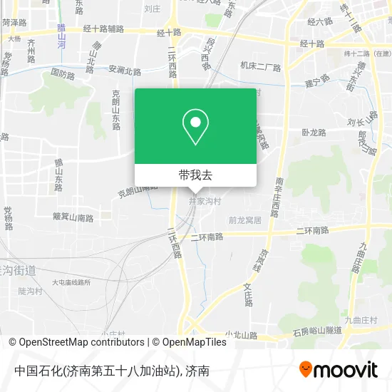中国石化(济南第五十八加油站)地图