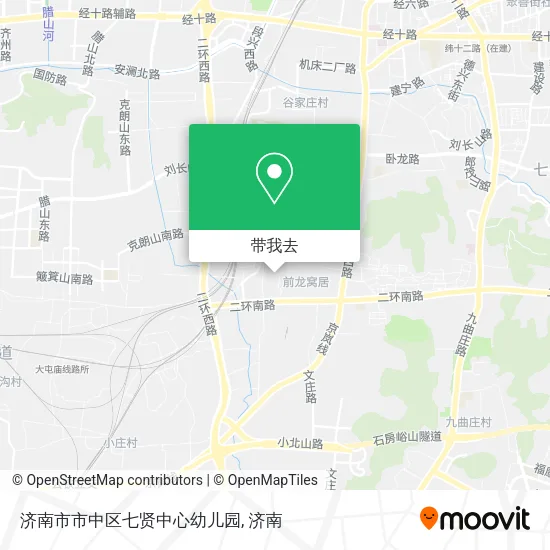 济南市市中区七贤中心幼儿园地图