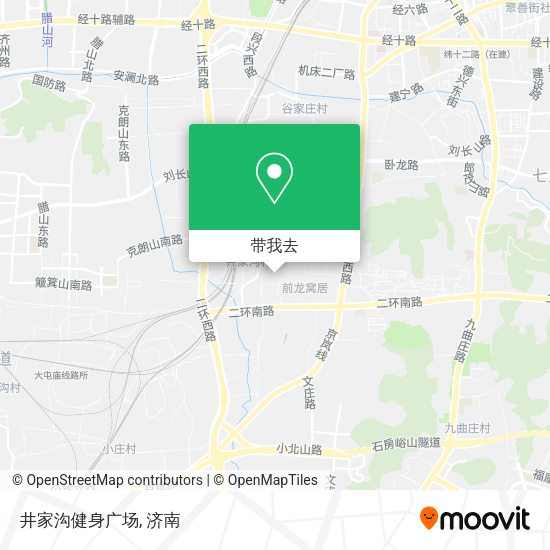 井家沟健身广场地图