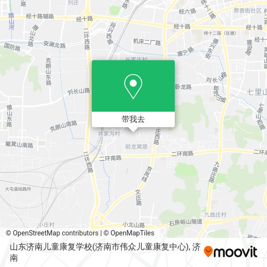 山东济南儿童康复学校(济南市伟众儿童康复中心)地图