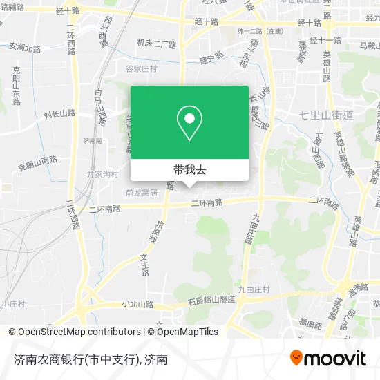 济南农商银行(市中支行)地图