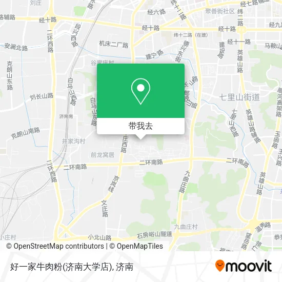 好一家牛肉粉(济南大学店)地图
