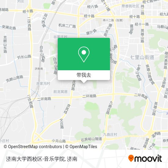 济南大学西校区-音乐学院地图