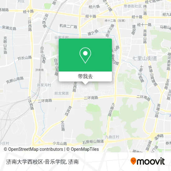 济南大学西校区-音乐学院地图
