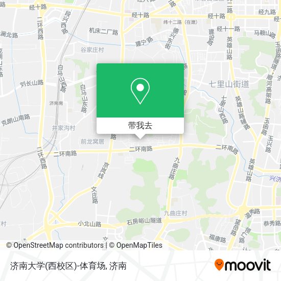 济南大学(西校区)-体育场地图