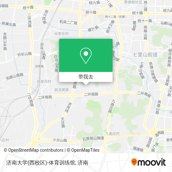 济南大学(西校区)-体育训练馆地图