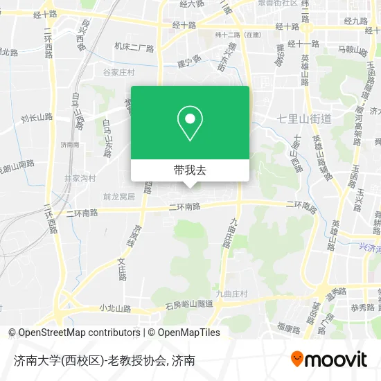 济南大学(西校区)-老教授协会地图