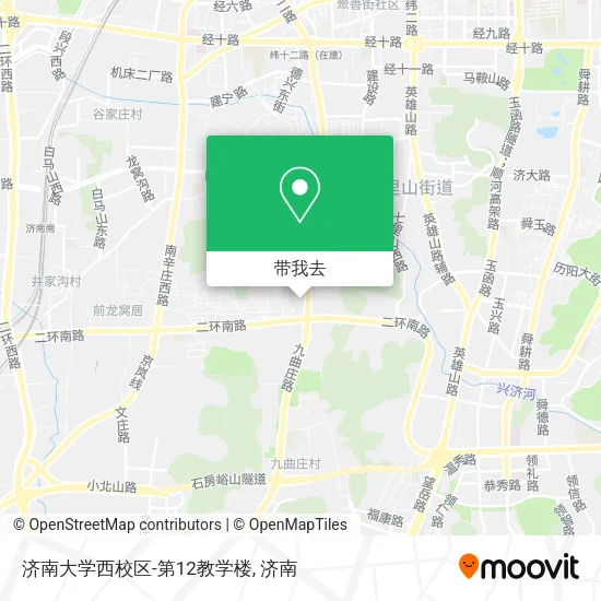 济南大学西校区-第12教学楼地图