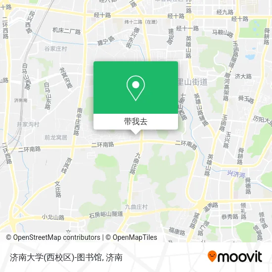 济南大学(西校区)-图书馆地图