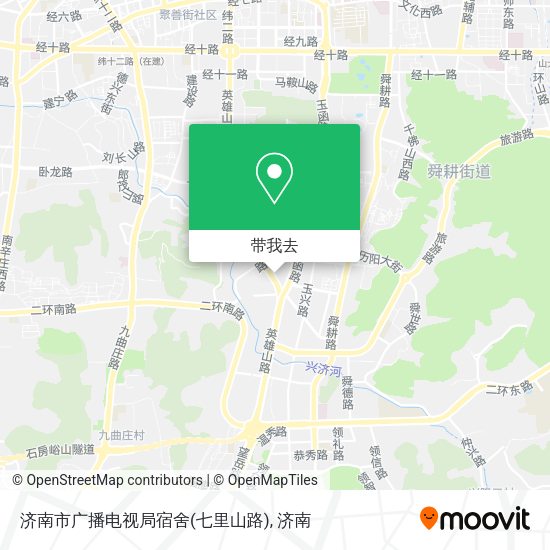 济南市广播电视局宿舍(七里山路)地图