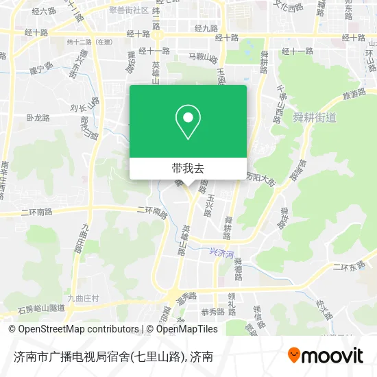 济南市广播电视局宿舍(七里山路)地图