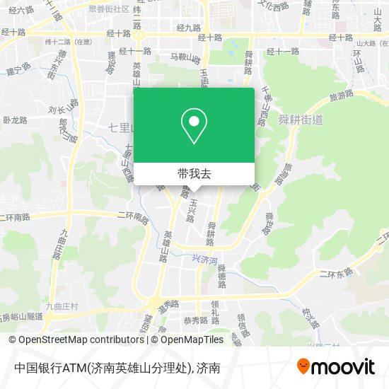 中国银行ATM(济南英雄山分理处)地图