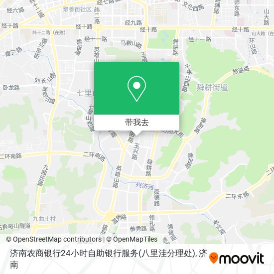 济南农商银行24小时自助银行服务(八里洼分理处)地图