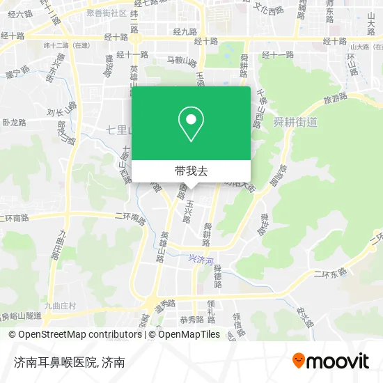 济南耳鼻喉医院地图