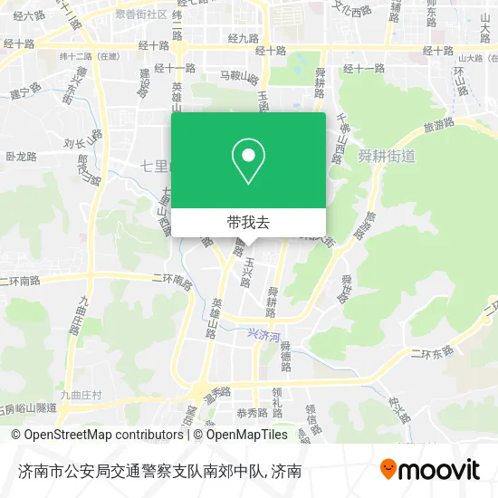 济南市公安局交通警察支队南郊中队地图