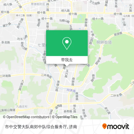 市中交警大队南郊中队综合服务厅地图
