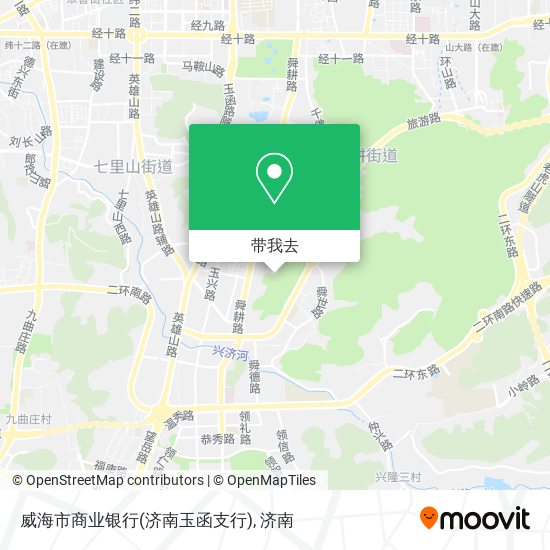 威海市商业银行(济南玉函支行)地图