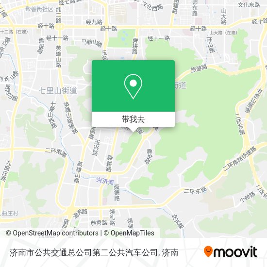 济南市公共交通总公司第二公共汽车公司地图
