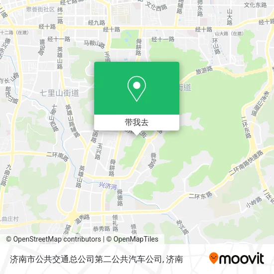 济南市公共交通总公司第二公共汽车公司地图