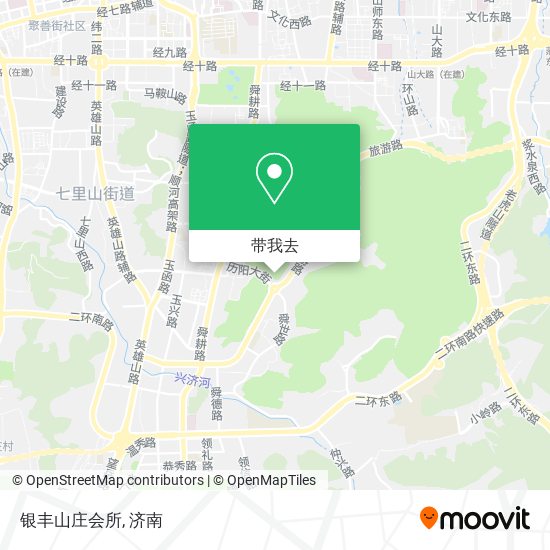 银丰山庄会所地图