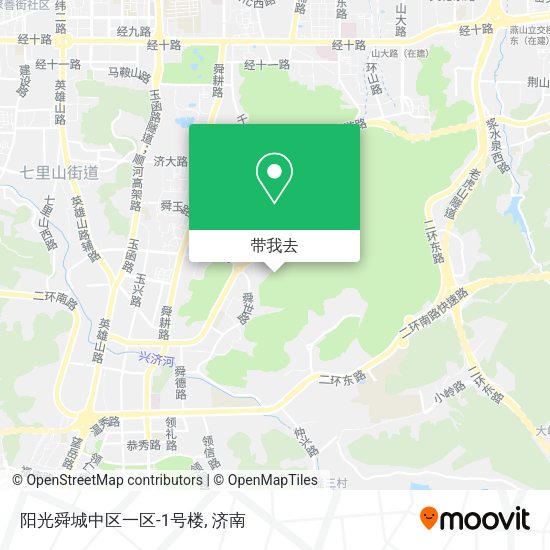 阳光舜城中区一区-1号楼地图