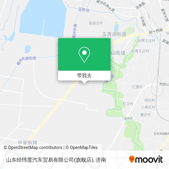 山东经纬度汽车贸易有限公司(旗舰店)地图
