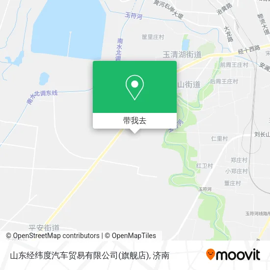 山东经纬度汽车贸易有限公司(旗舰店)地图
