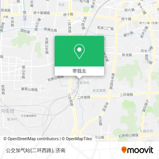 公交加气站(二环西路)地图