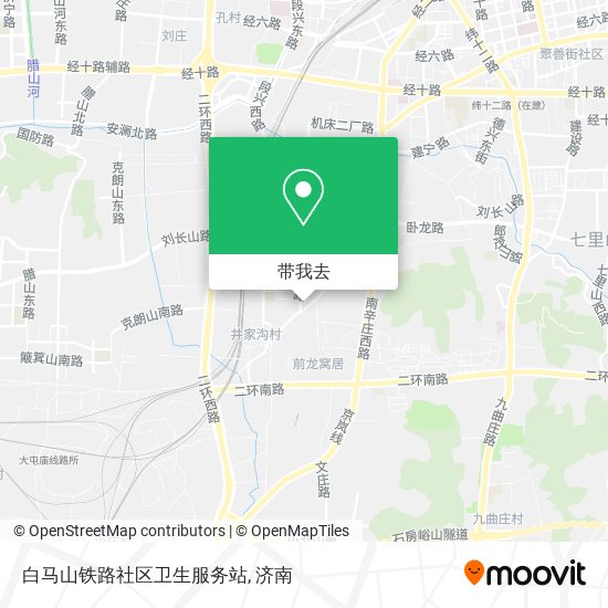 白马山铁路社区卫生服务站地图