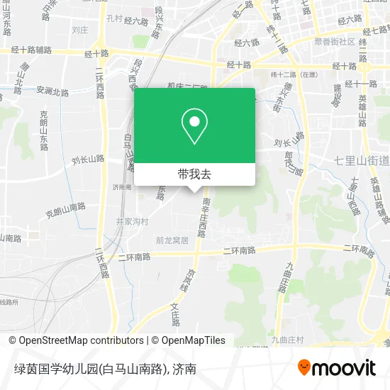 绿茵国学幼儿园(白马山南路)地图