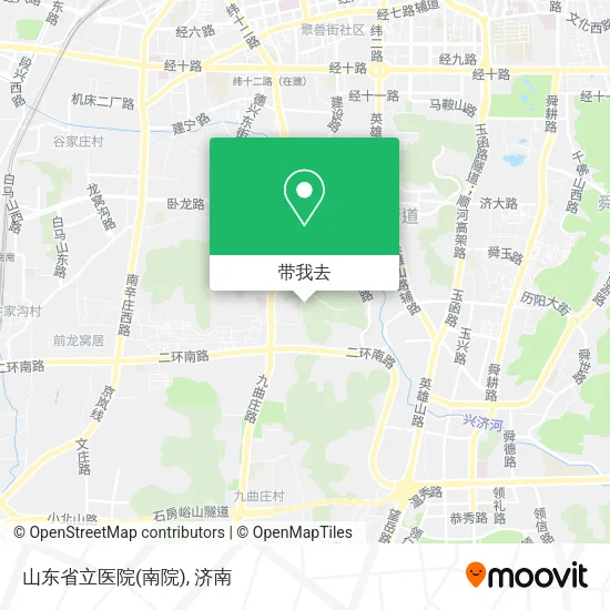 山东省立医院(南院)地图
